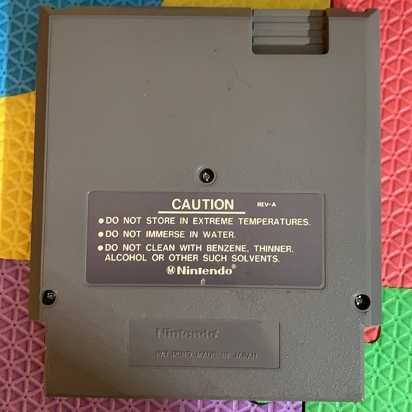 Vintage 80s Nintendo super Mario brothers duck hunt cassette game with manual - Picture 3 of 9